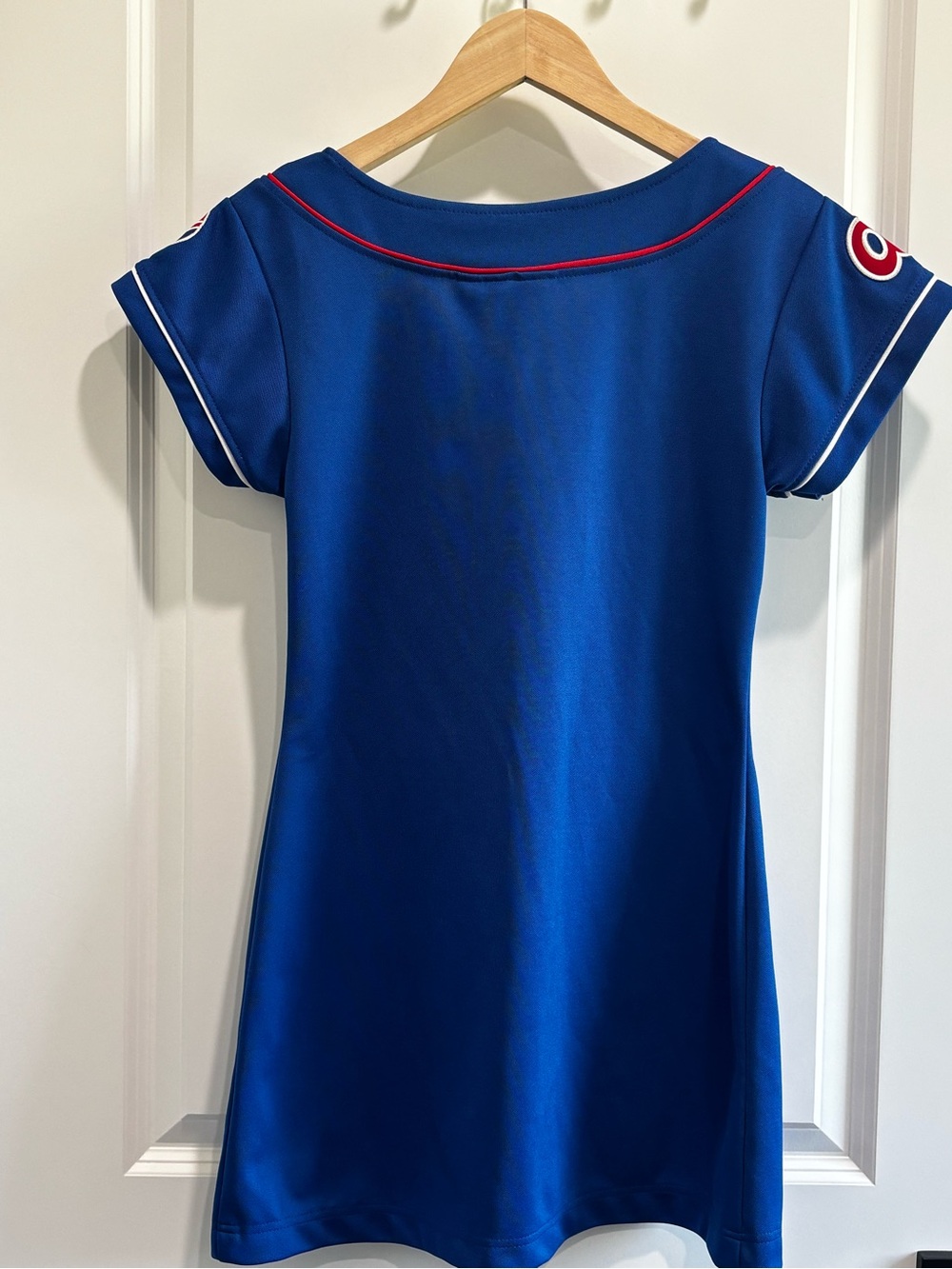 Braves Blue Button-Front Jersey Minidress Size M- Official Team Style - Picture 6 of 8